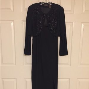 Liz Claiborne Night Formal Dress, Jacket Size 12